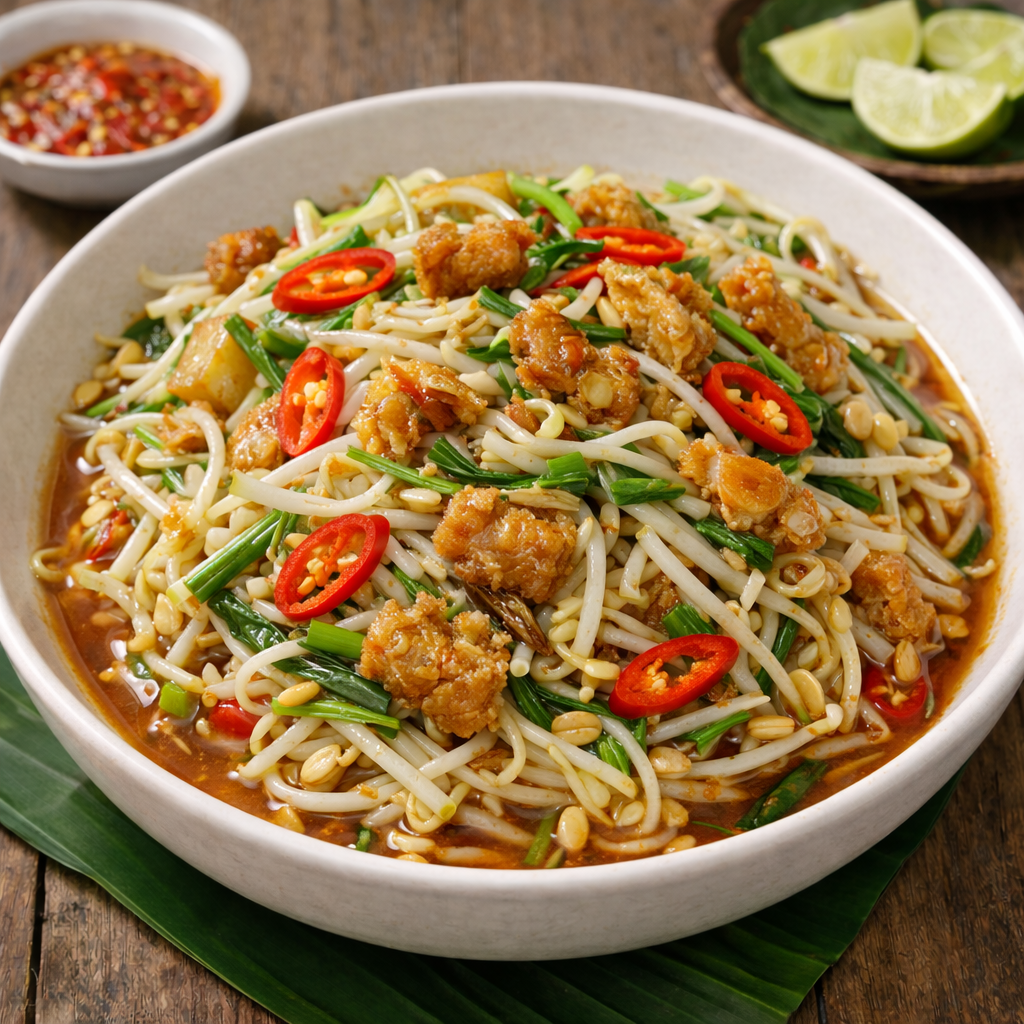 Toge Cah Ikan Asin